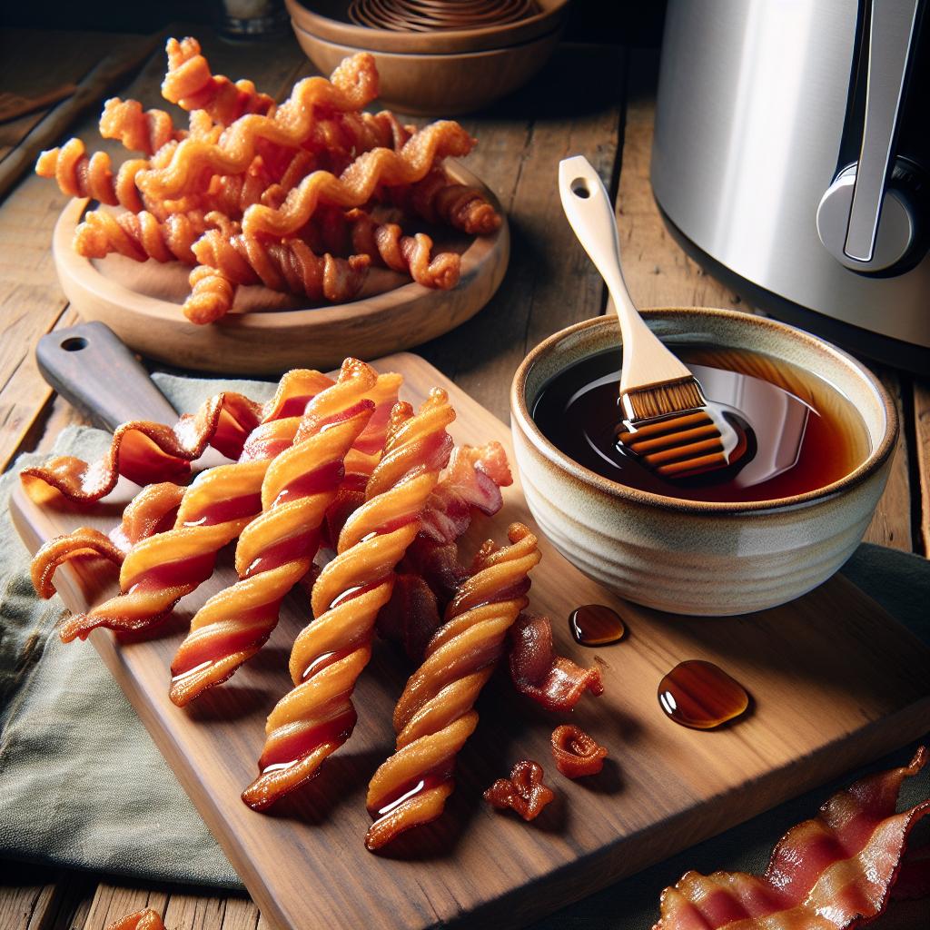 Maple Glazed Bacon Twists