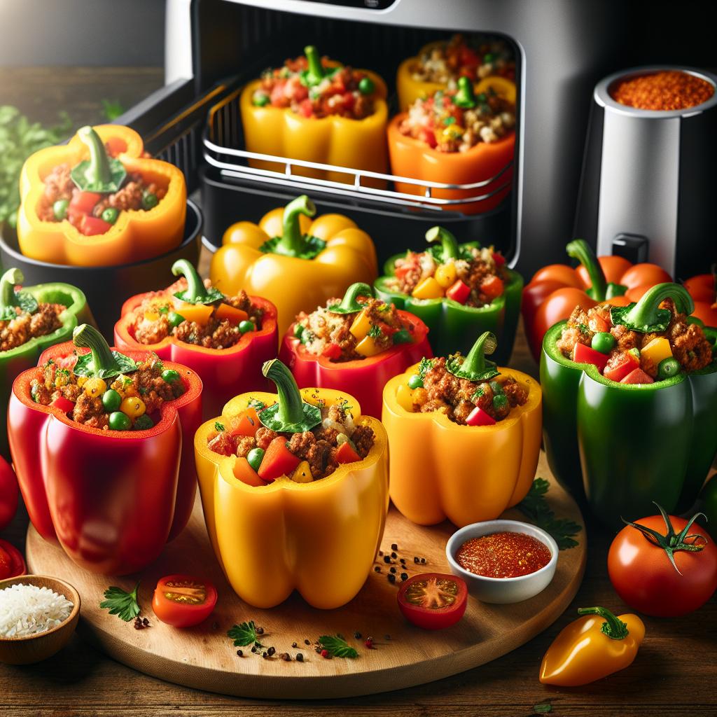 Stuffed bell peppers