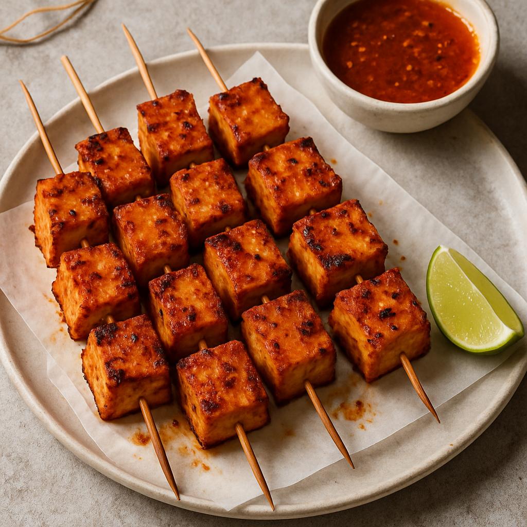 Piri Piri Tofu Skewers