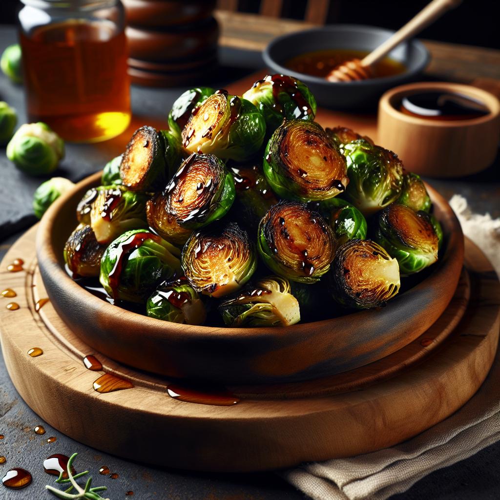 Crispy Honey-Balsamic Brussels Sprouts