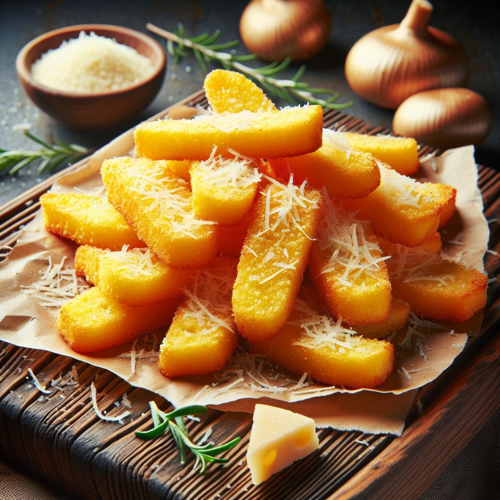 Parmesan Polenta Chips