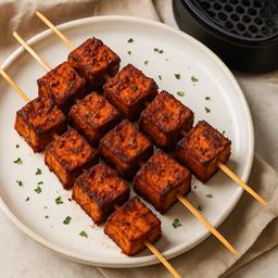 Smoky Paprika Marinated Tofu Skewers
