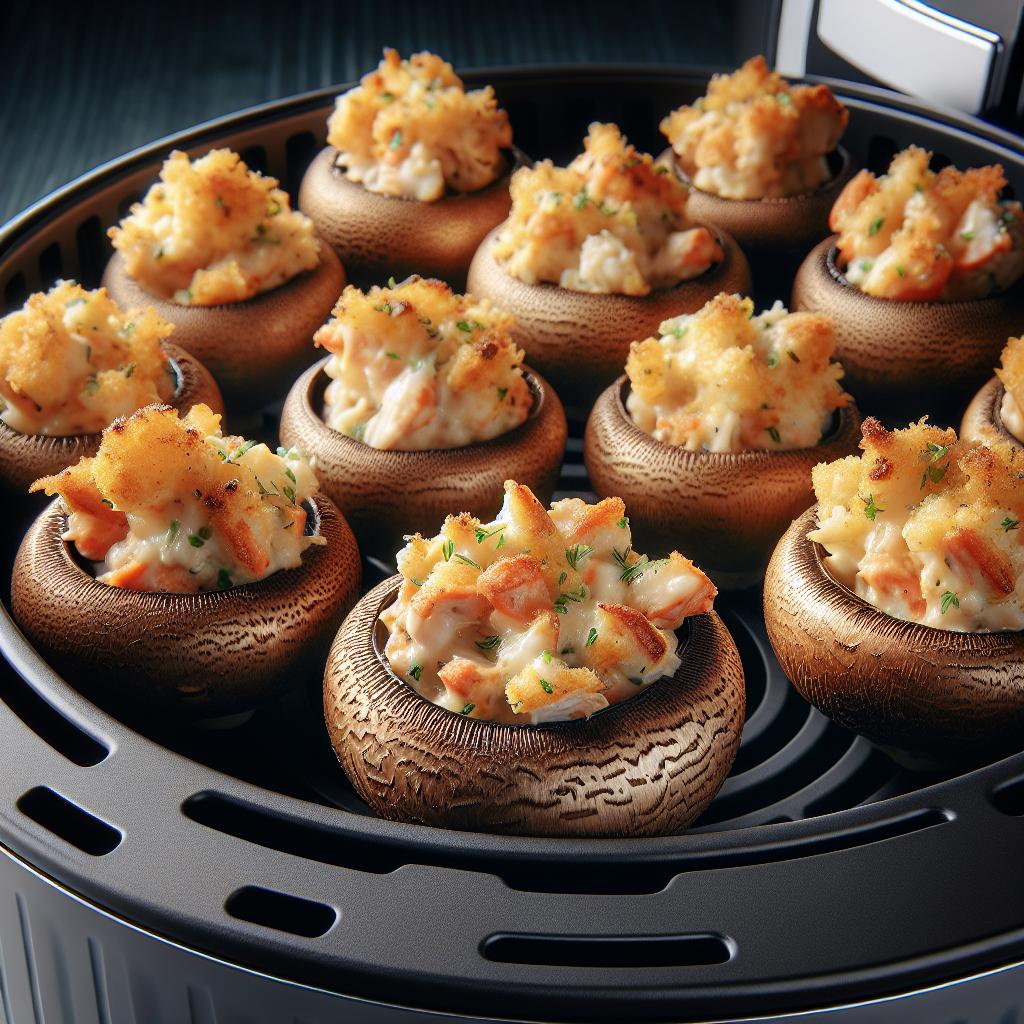 Crab Stuffed Mushrooms