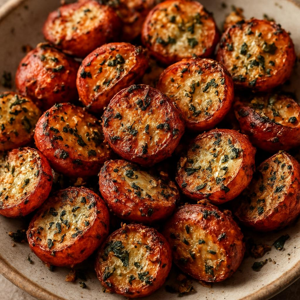 Crispy Garlic and Herb Roasted Radishes