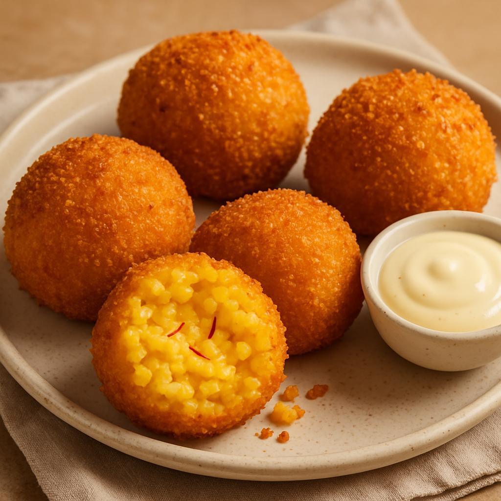 Crispy Saffron Arancini