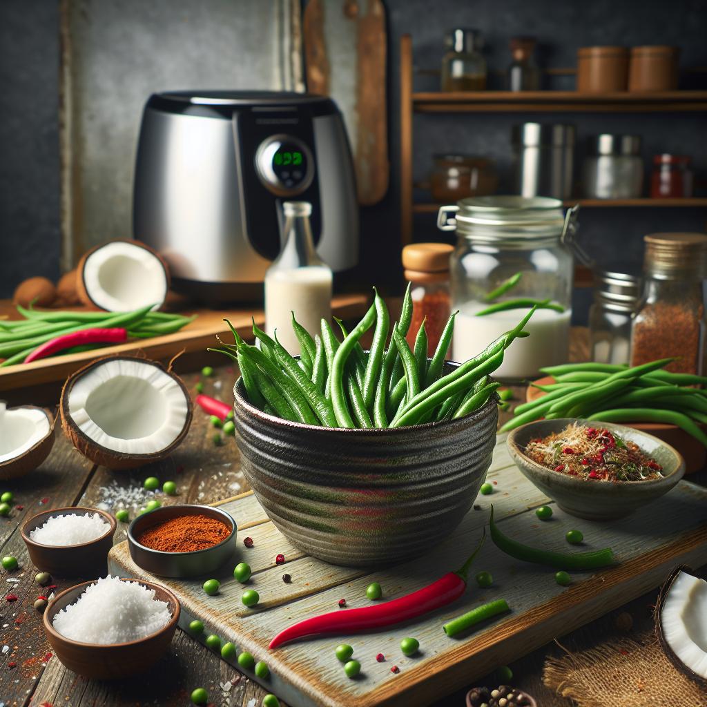 Spicy Coconut Green Beans