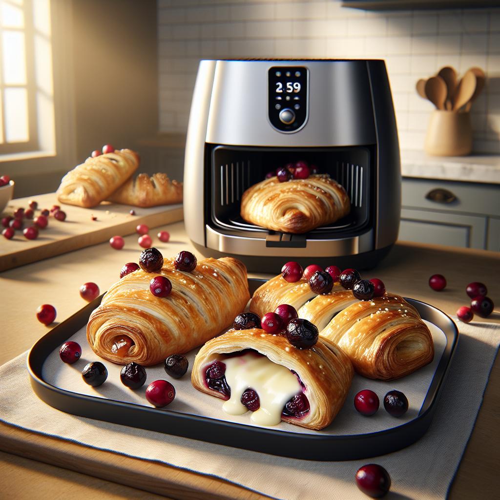Cranberry and Brie Pastries