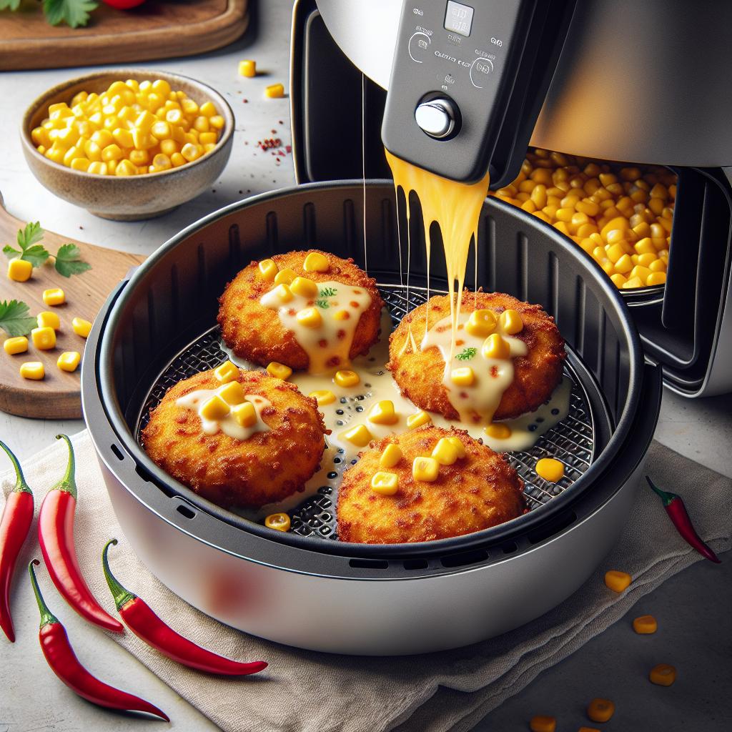 Chilli Cheese Corn Fritters