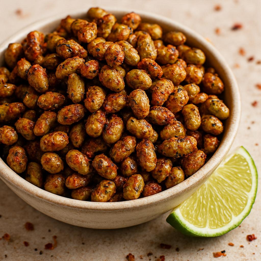 Crispy Lime and Chilli Edamame