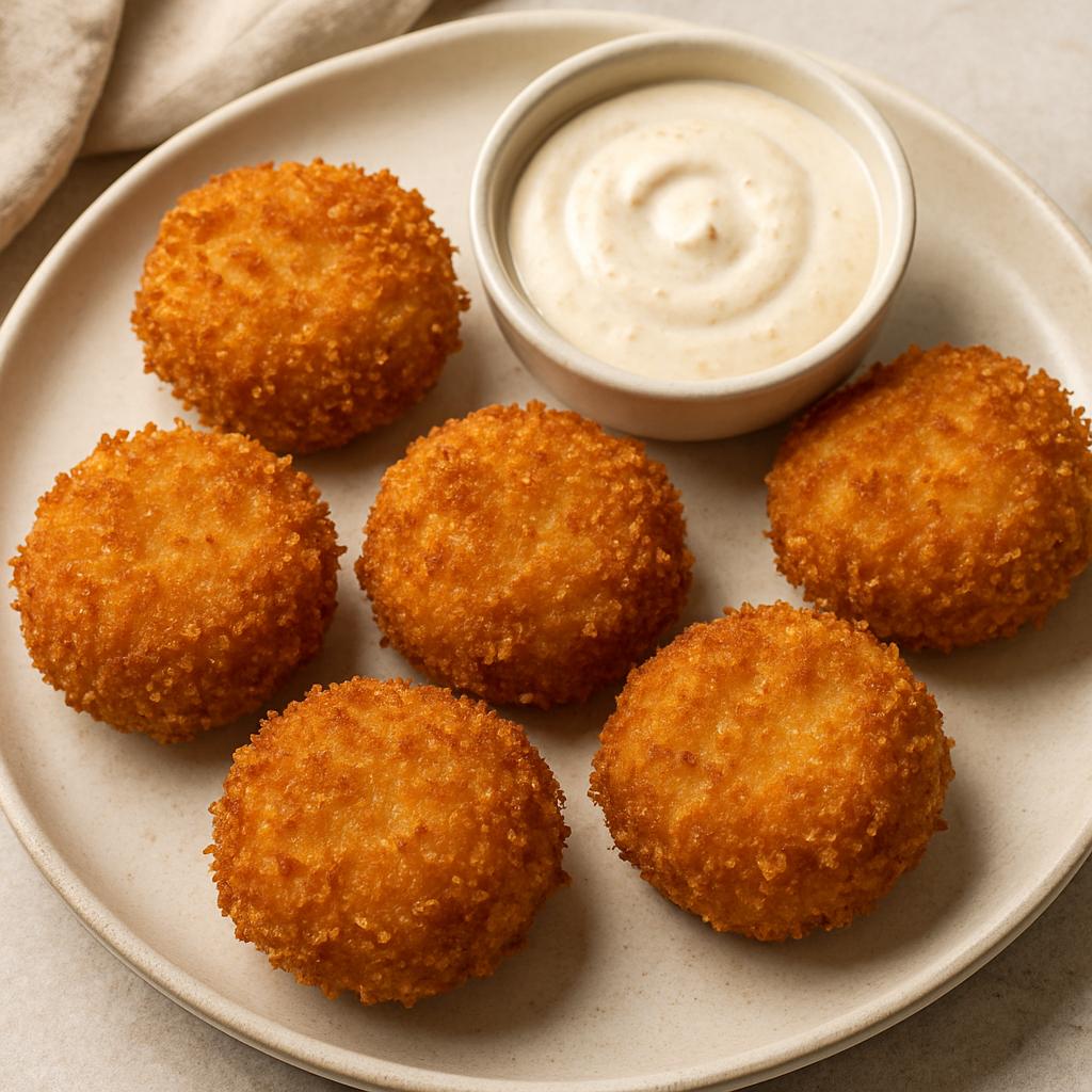 Crispy Smoked Gouda Fritters