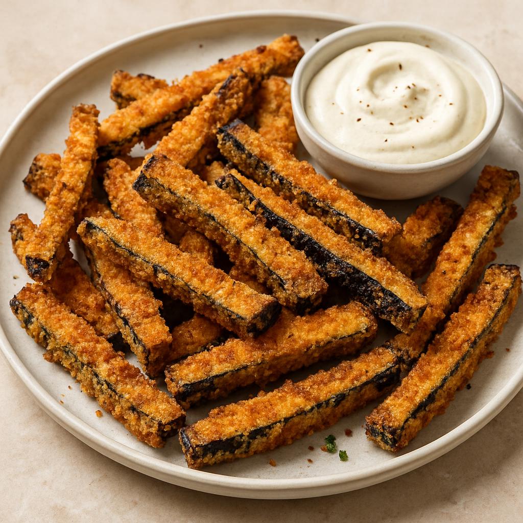 Crispy Aubergine Fries