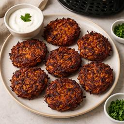 NEW - Crispy Pumpkin and Beetroot Fritters