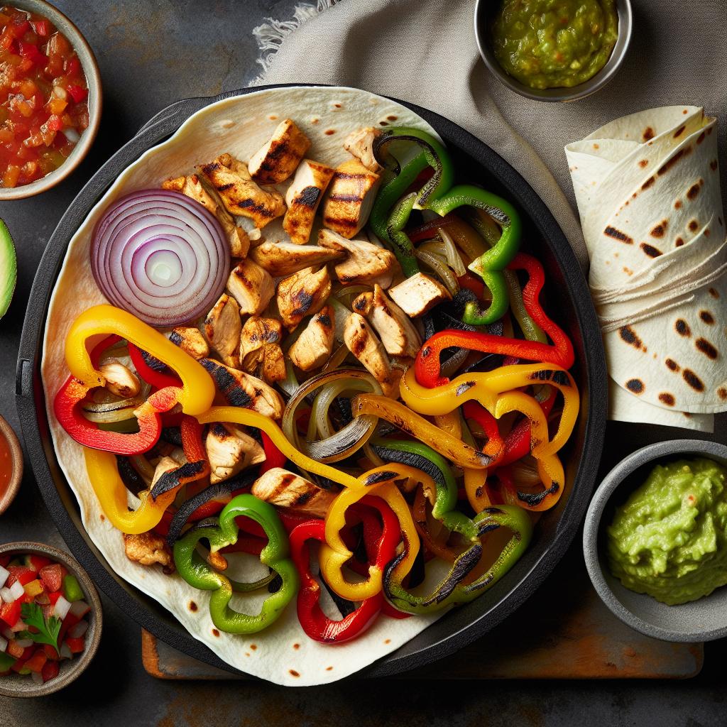 Chicken fajitas