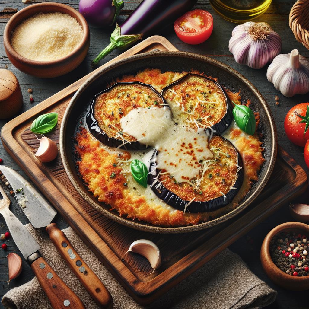 Crispy Eggplant Parmesan