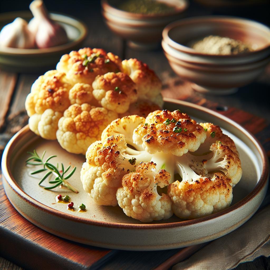 Roasted Cauliflower Steaks