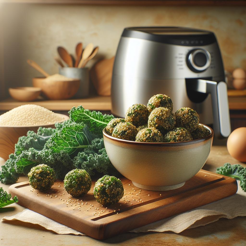 Crispy Kale and Quinoa Balls