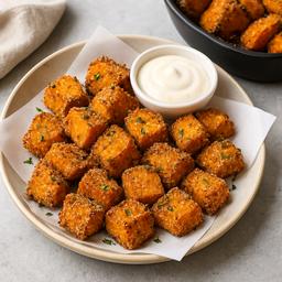 Parmesan-Crusted Sweet Potato Bites
