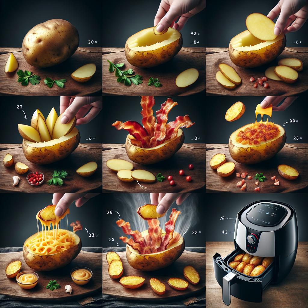 Crispy Cheese and Bacon Stuffed Potato Skins