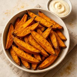 Crispy Turmeric Dust Sweet Potato Wedges