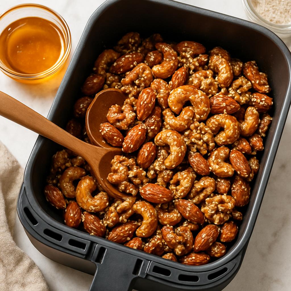 Honey-Sesame Roasted Nuts