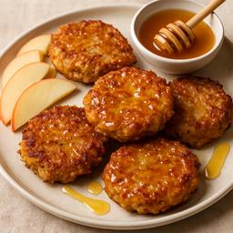 Honey-Glazed Parsnip and Apple Fritters