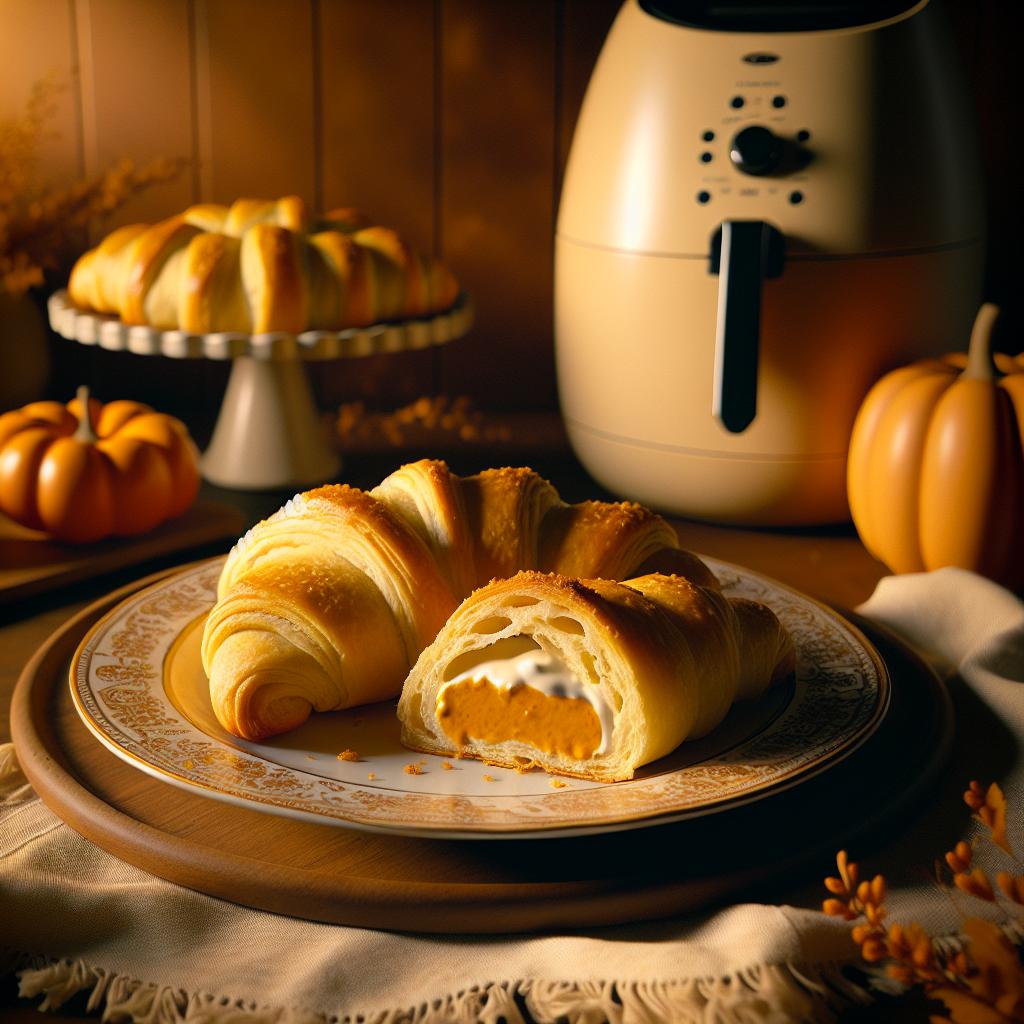 Pumpkin Cream Cheese Crescent Rolls