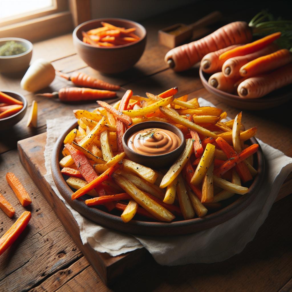 Roasted Carrot and Parsnip Fries