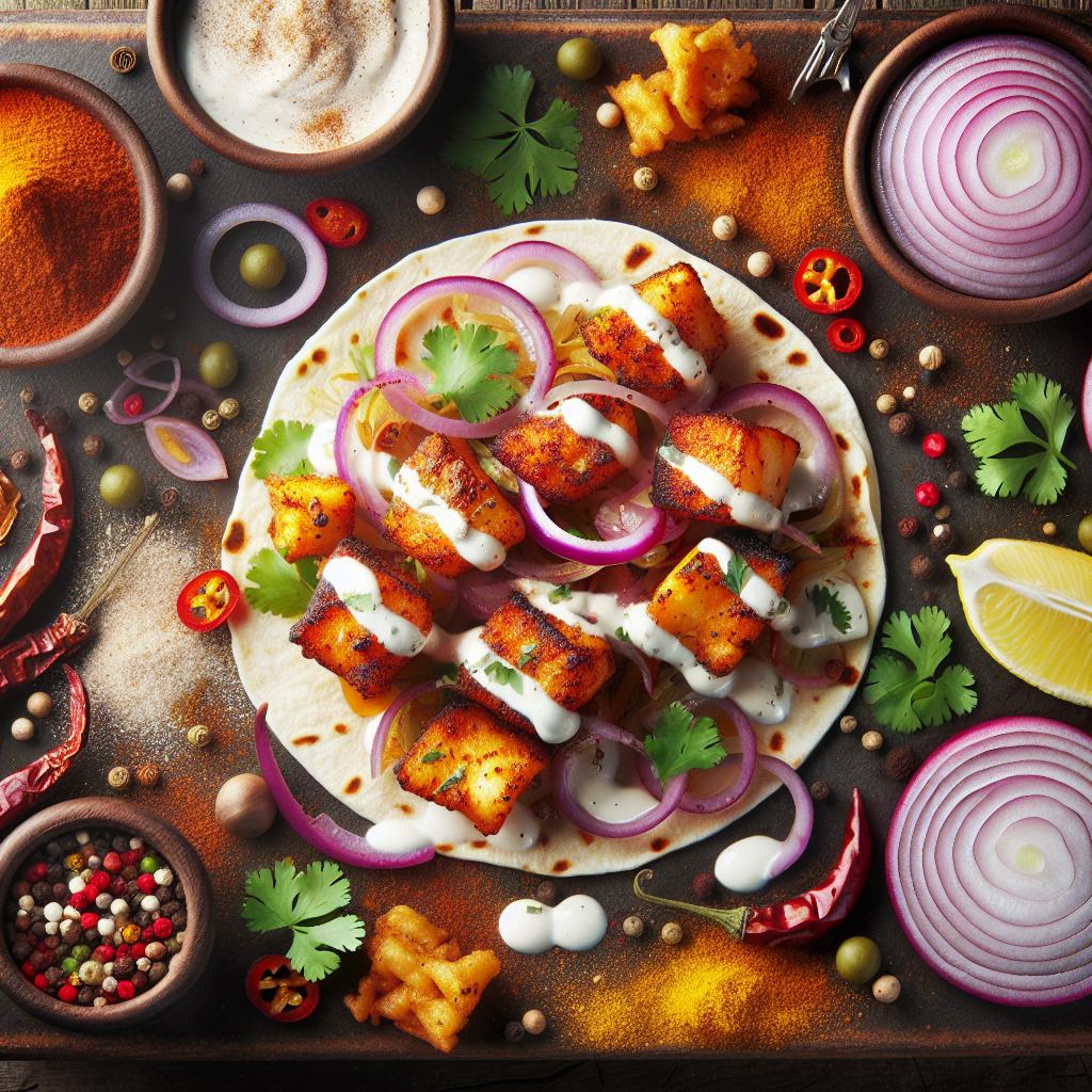 Crispy Tandoori Fish Tacos