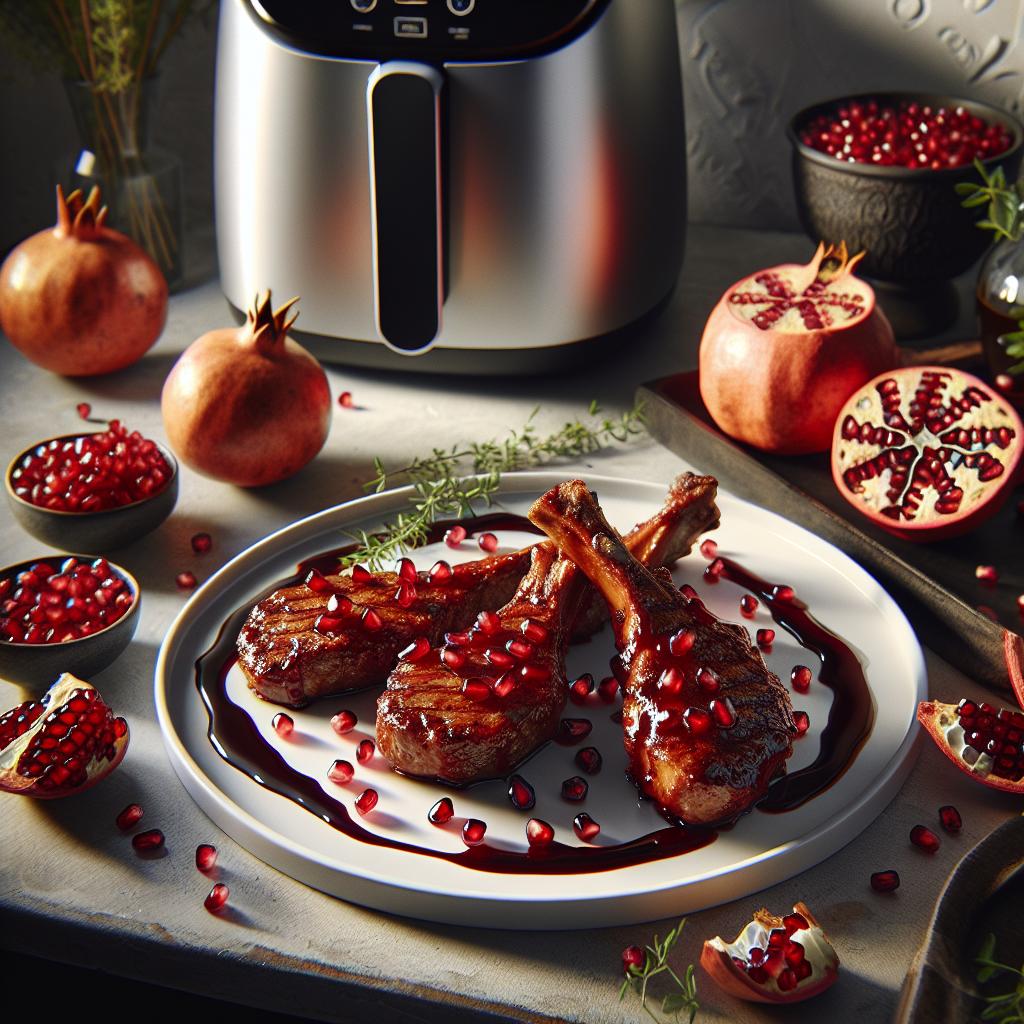 Pomegranate Glazed Lamb Cutlets