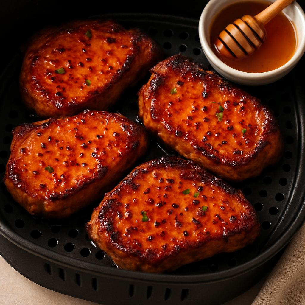 Spicy Honey Glazed Pork Chops