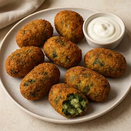 Crispy Spinach and Potato Croquettes