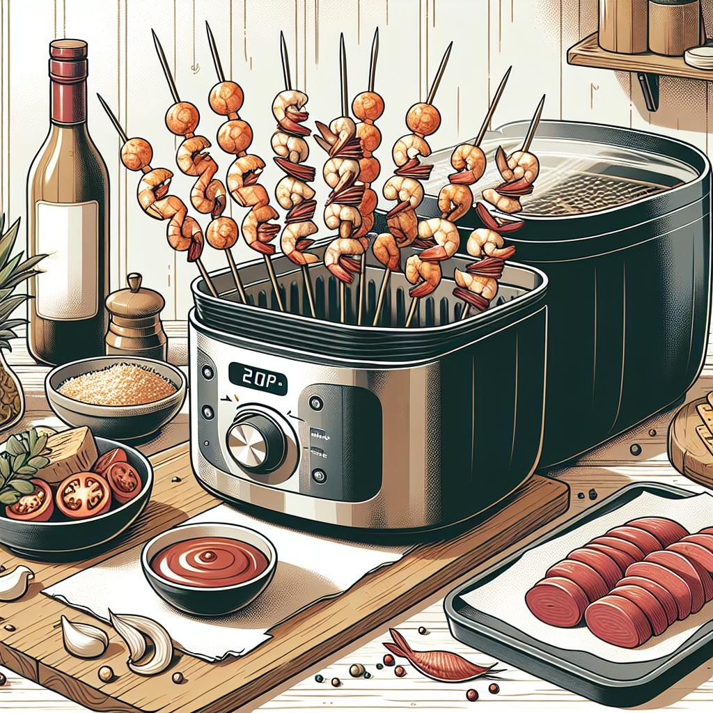 Prawn and Chorizo Skewers