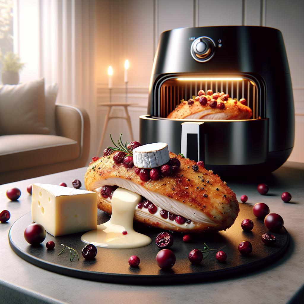 Brie and Cranberry Stuffed Chicken Breasts