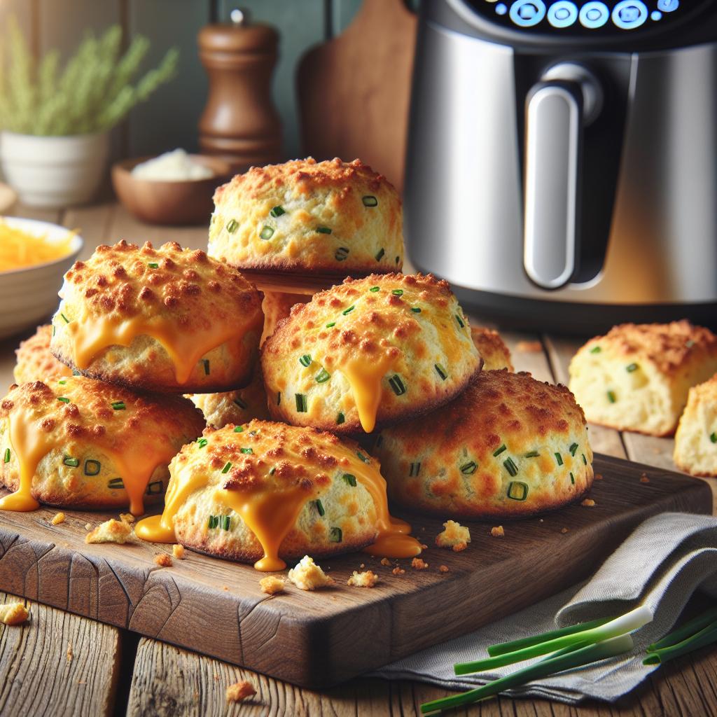 Cheddar and Chive Scones