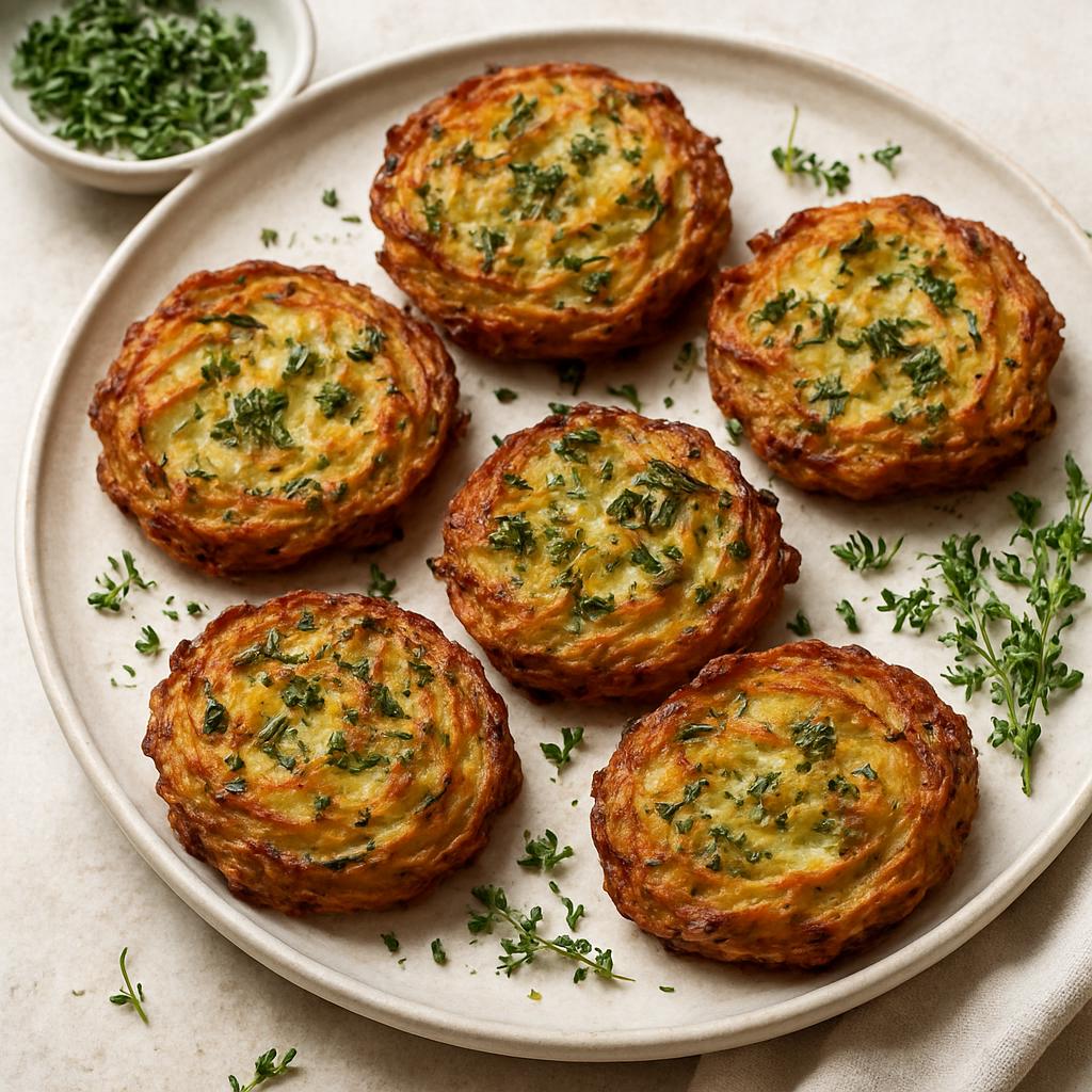 Crispy Potato and Herb Galettes