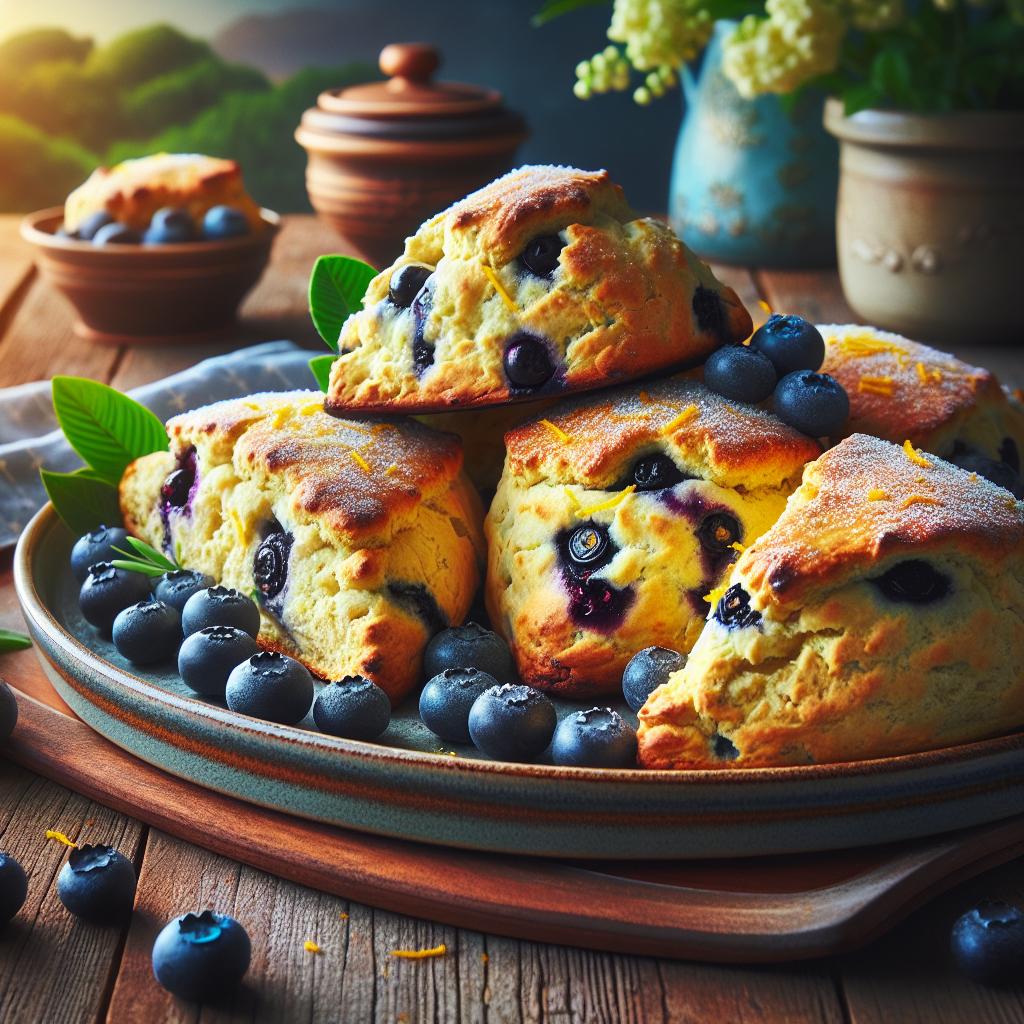 Blueberry Lemon Scones