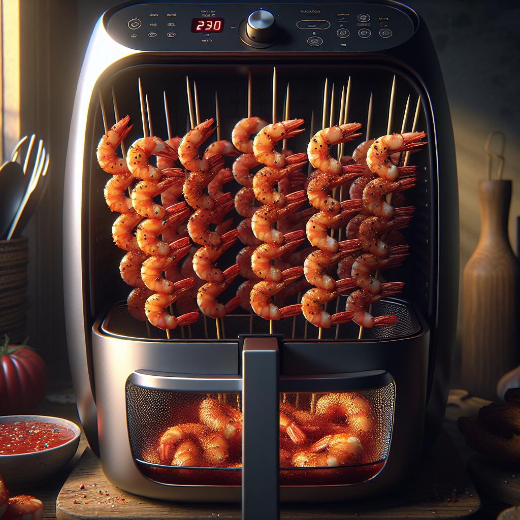 Spicy Prawn Skewers