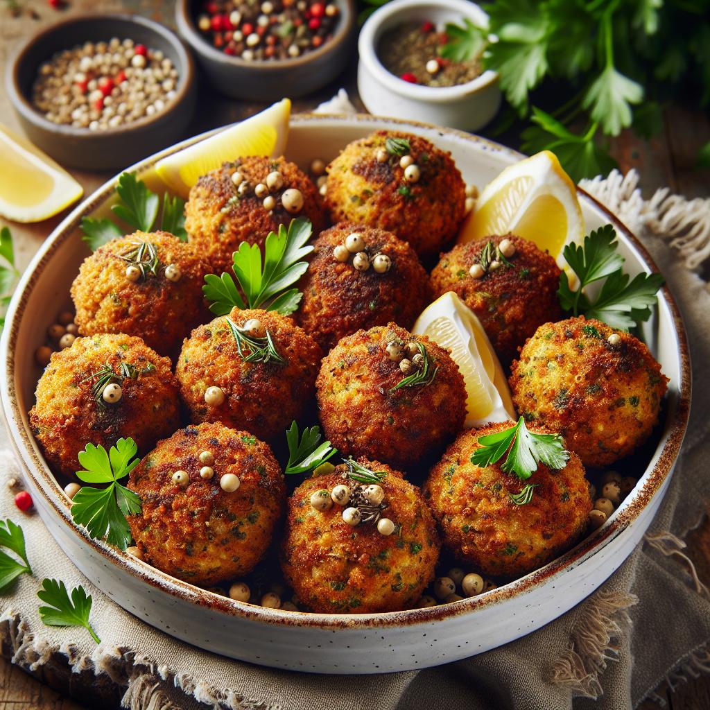 Crispy Falafel-Style Lentil Nuggets