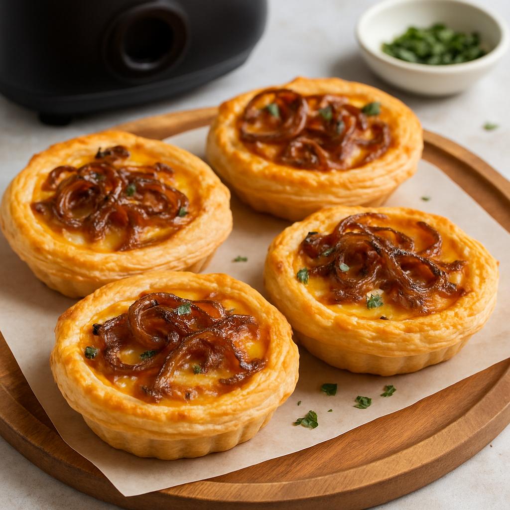 Caramelised Onion and Cheese Tarts