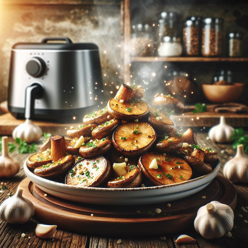 Crispy Garlic and Herb Mushrooms