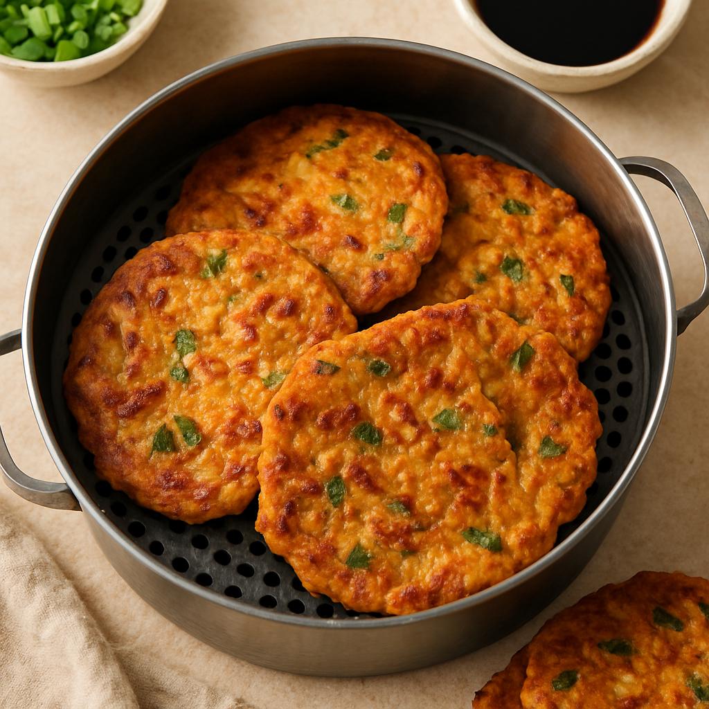 Crispy Vegan Kimchi Pancakes