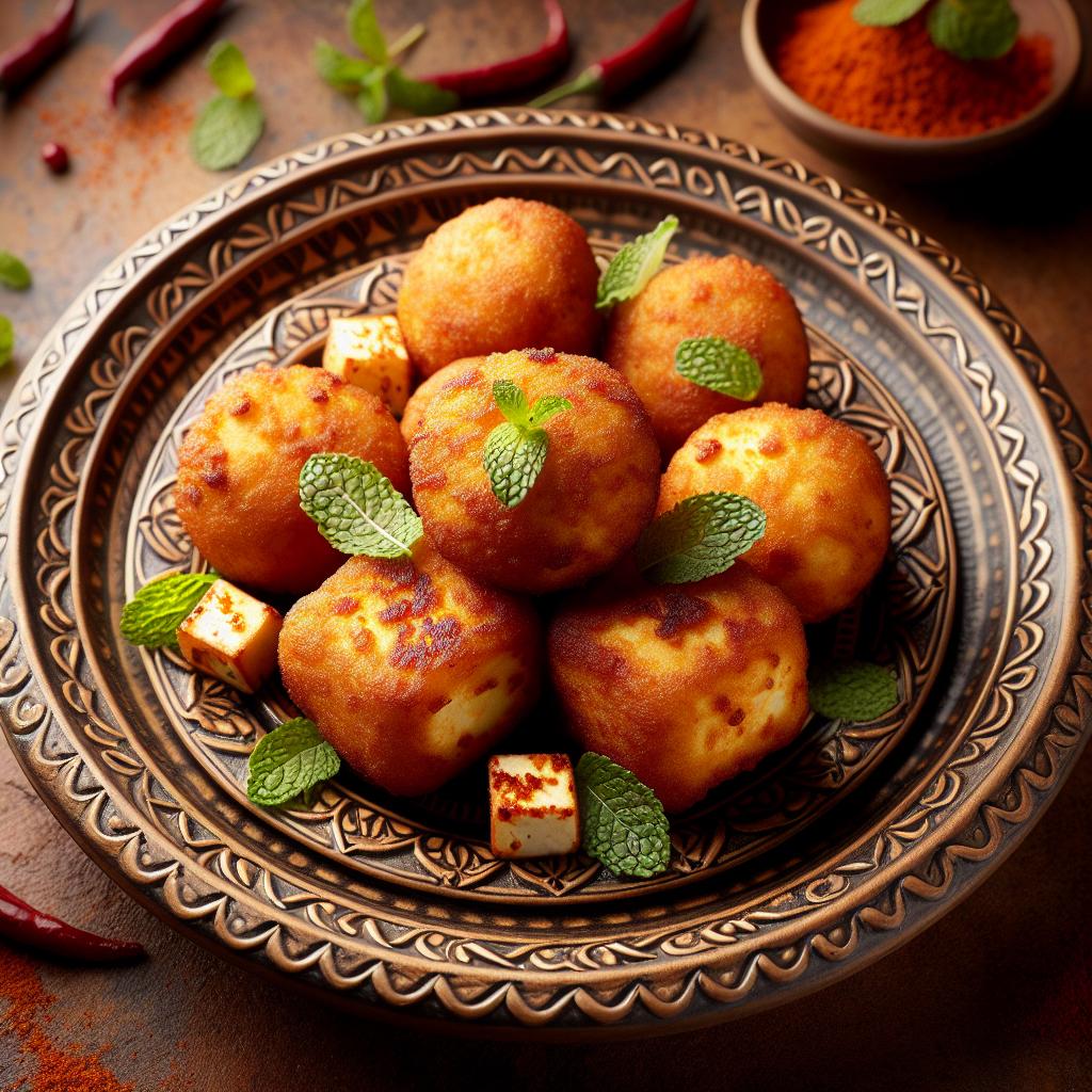 Crispy Paneer Pakoras