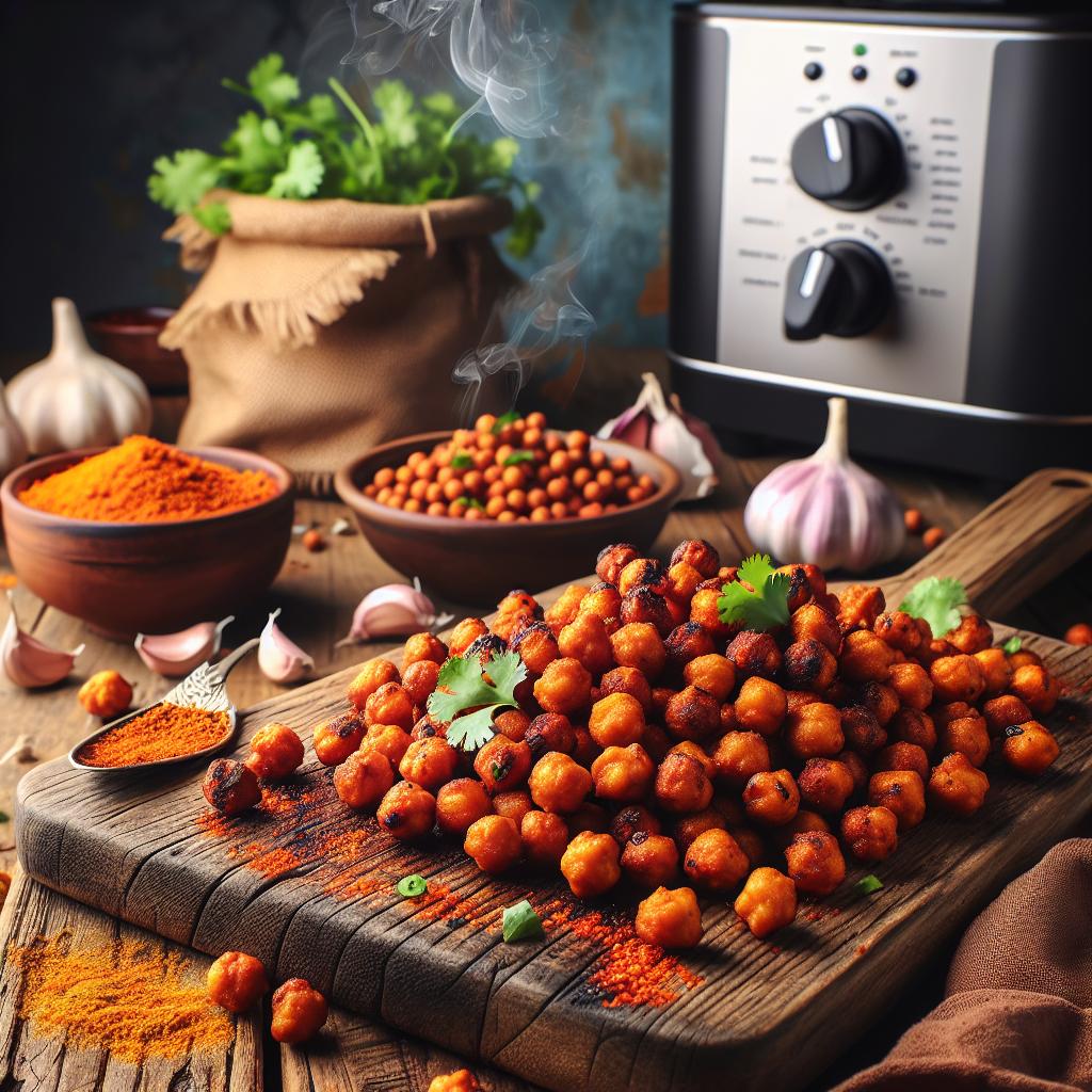 Crispy Tandoori Roasted Chickpeas