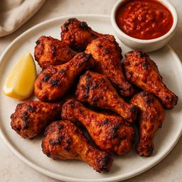 Harissa Infused Chicken Drumettes