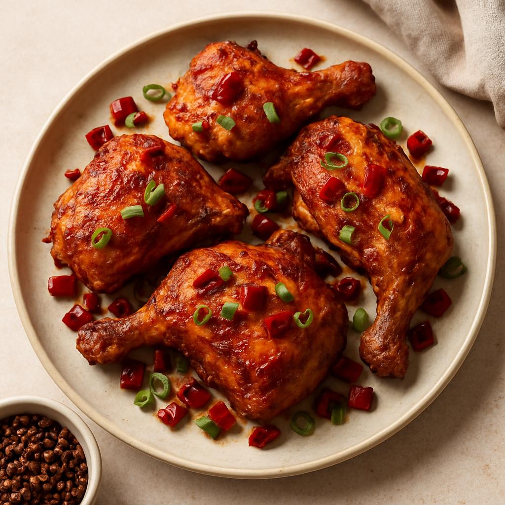 Sichuan-Style Crispy Spring Chicken