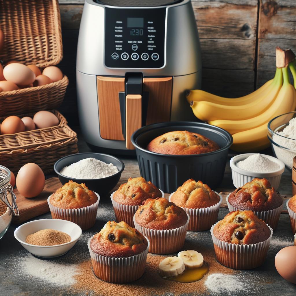 Banana bread muffins