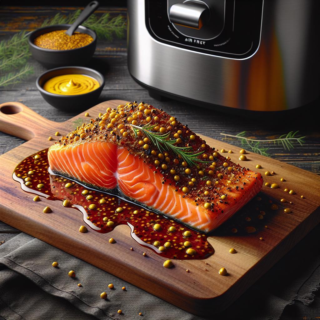 Dijon Mustard Glazed Salmon
