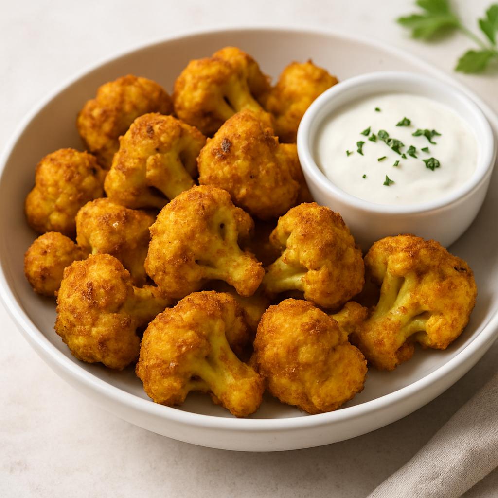 Crispy Curry-Spiced Cauliflower Bites