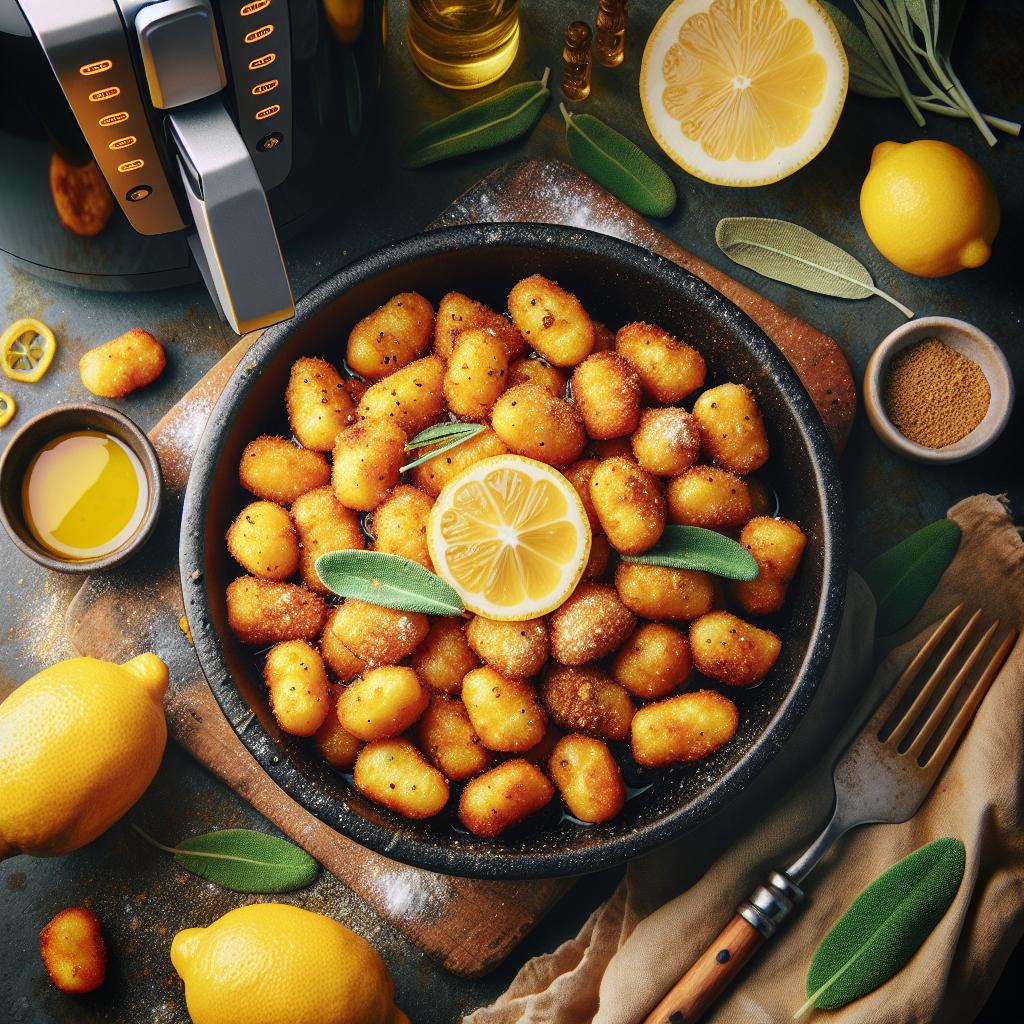 Crispy Gnocchi with Lemon and Sage Butter