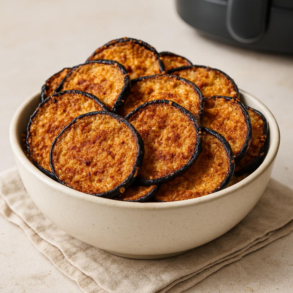 Crispy Aubergine Chips